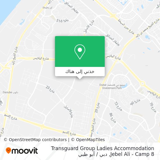 خريطة Transguard Group Ladies Accommodation Jebel Ali - Camp 8
