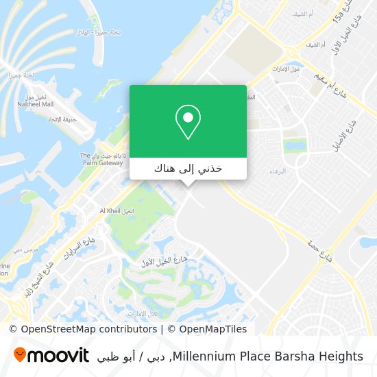 خريطة Millennium Place Barsha Heights