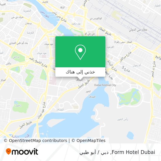 خريطة Form Hotel Dubai