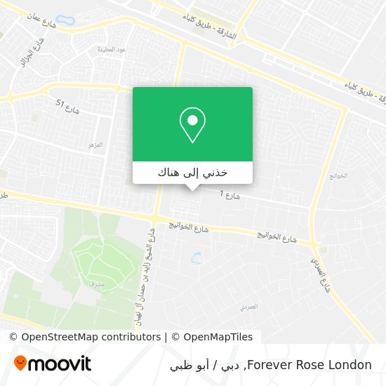 خريطة Forever Rose London