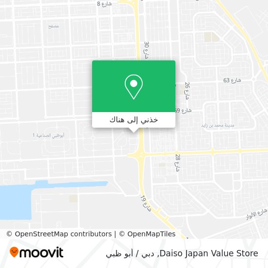 خريطة Daiso Japan Value Store