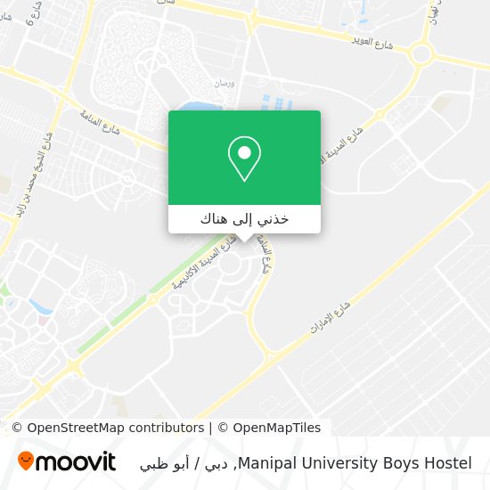خريطة Manipal University Boys Hostel