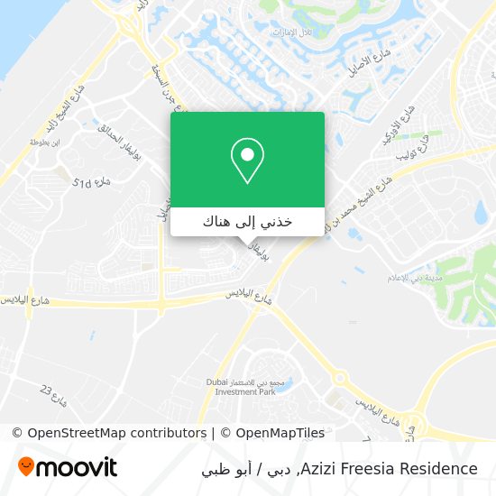 خريطة Azizi Freesia Residence
