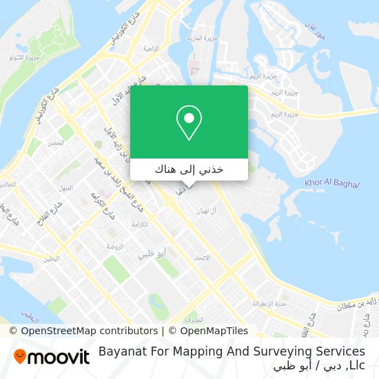 خريطة Bayanat For Mapping And Surveying Services Llc