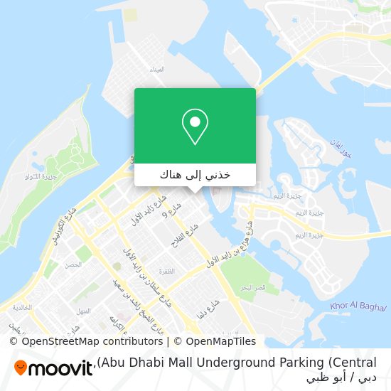 خريطة Abu Dhabi Mall Underground Parking (Central)