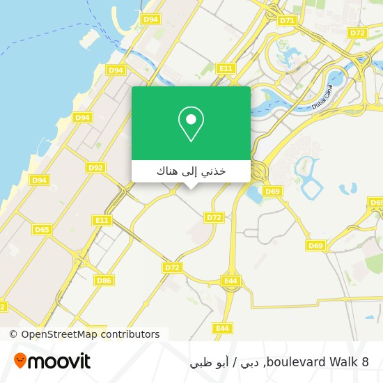 خريطة 8 boulevard Walk