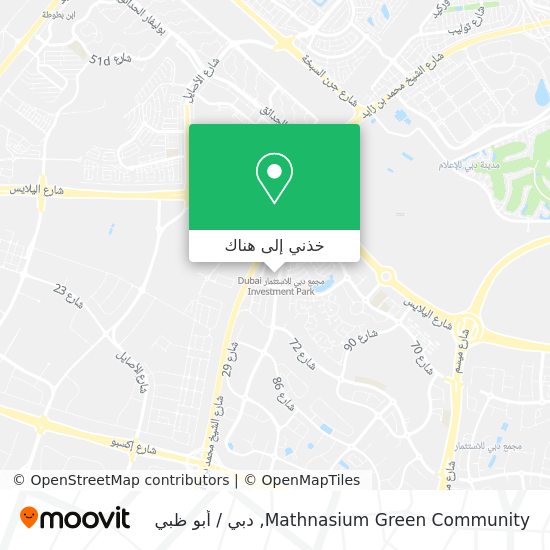 خريطة Mathnasium Green Community