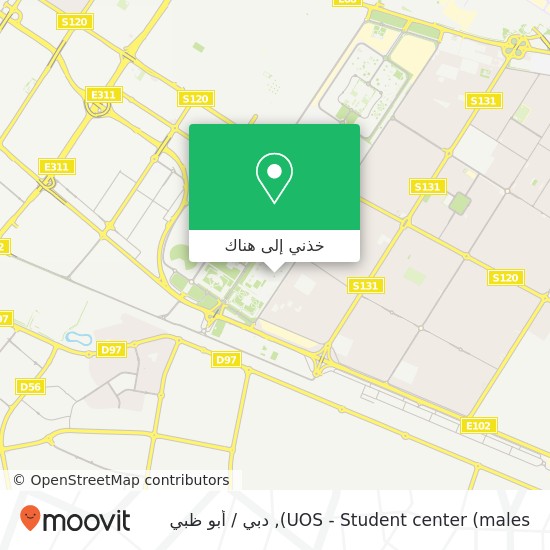 خريطة UOS - Student center (males)