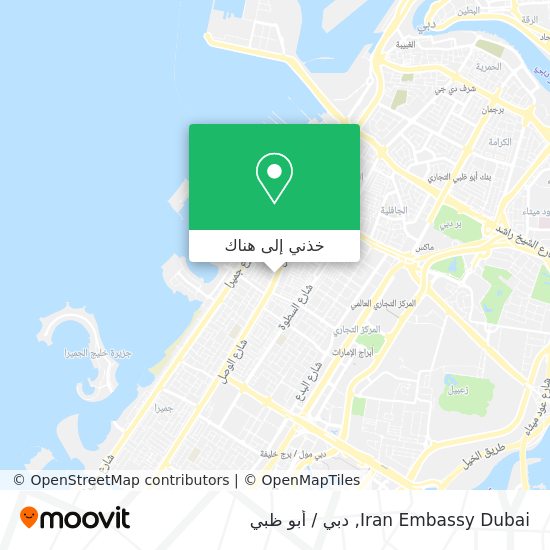 خريطة Iran Embassy Dubai