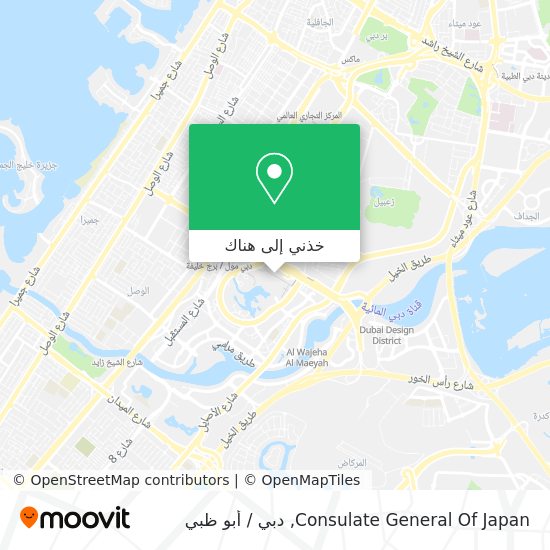 خريطة Consulate General Of Japan