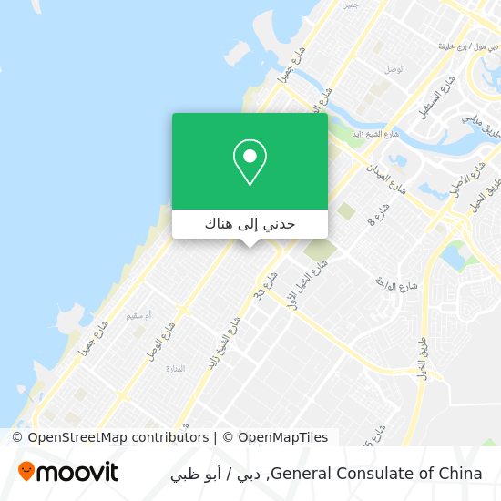 خريطة General Consulate of China