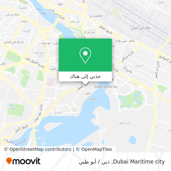 خريطة Dubai Maritime city