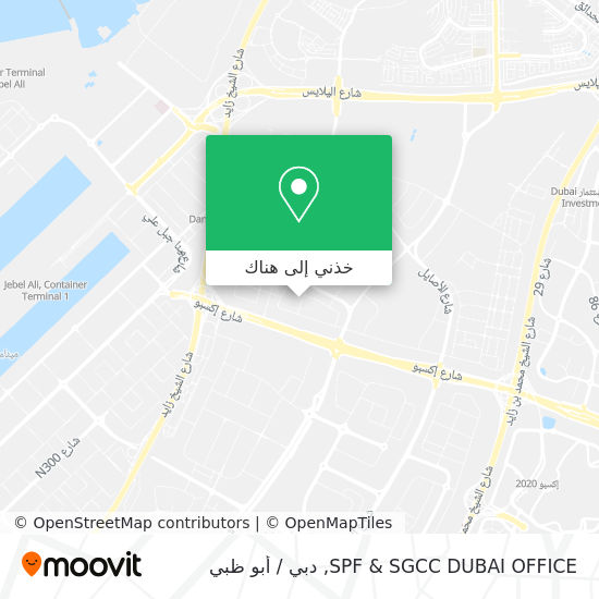خريطة SPF & SGCC DUBAI OFFICE