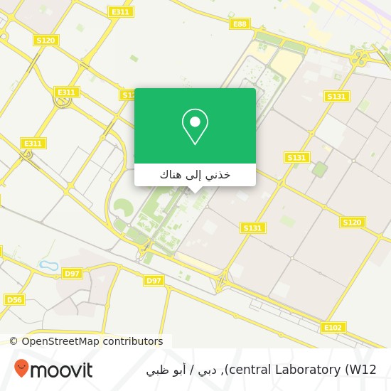 خريطة central Laboratory (W12)