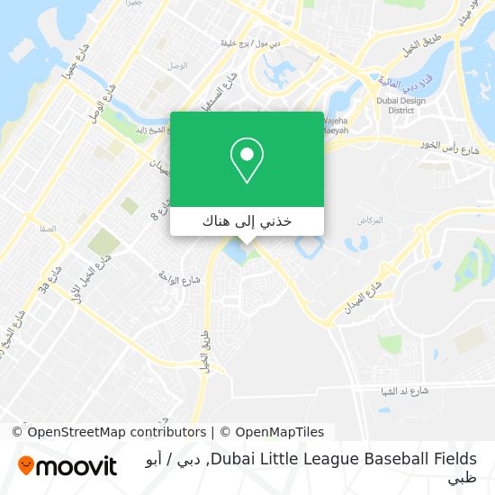 خريطة Dubai Little League Baseball Fields