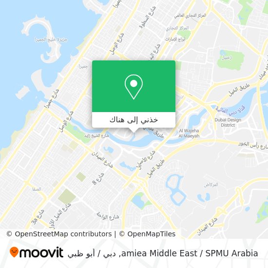 خريطة amiea Middle East / SPMU Arabia