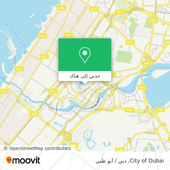 خريطة City of Dubai