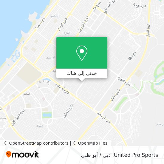 خريطة United Pro Sports