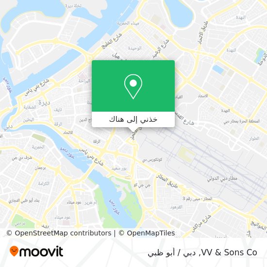 خريطة VV & Sons Co