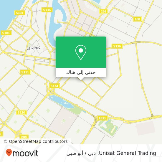 خريطة Unisat General Trading