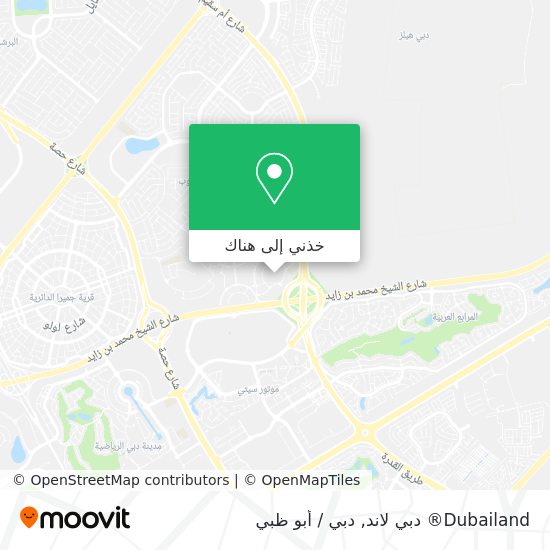 خريطة Dubailand® دبي لاند