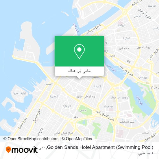 خريطة Golden Sands Hotel Apartment (Swimming Pool)