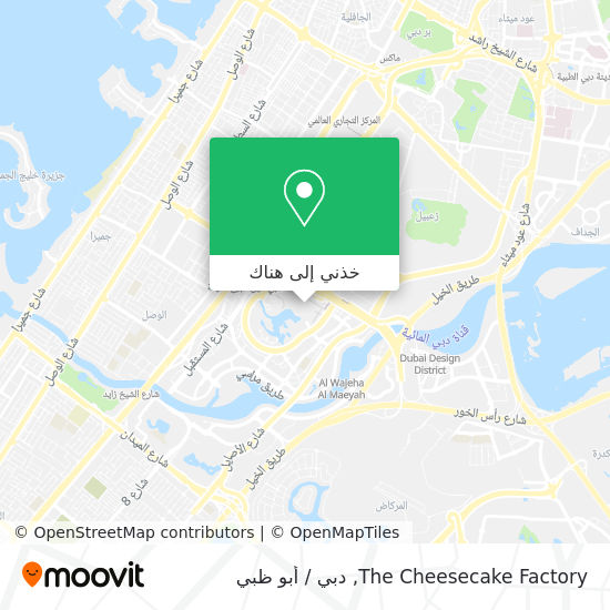 خريطة The Cheesecake Factory