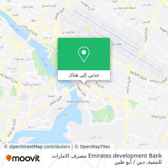 خريطة Emirates development Bank مصرف الامارات للتنمية