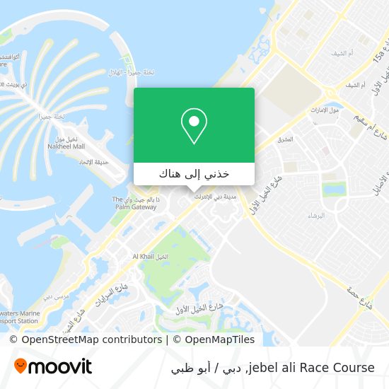 خريطة jebel ali Race Course