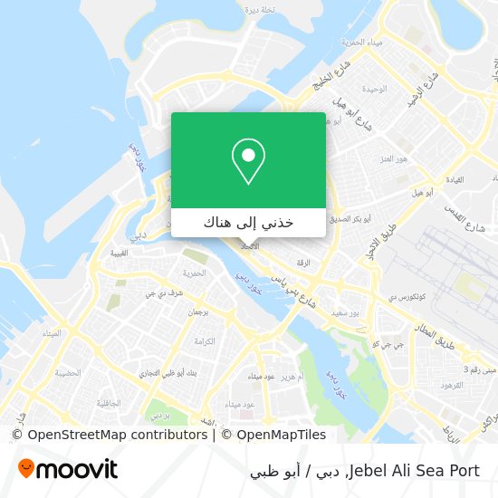خريطة Jebel Ali Sea Port