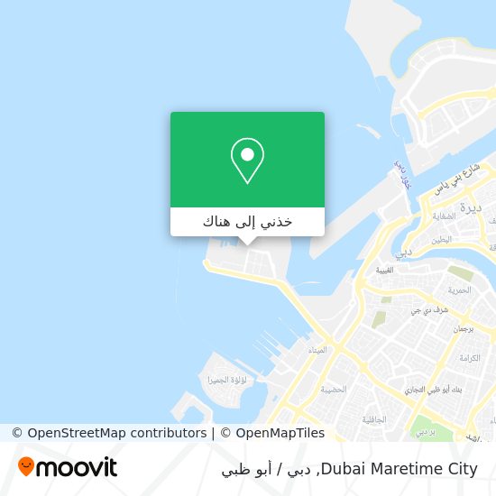 خريطة Dubai Maretime City