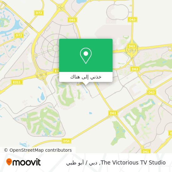 خريطة The Victorious TV Studio