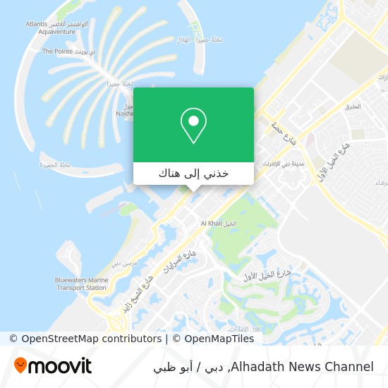 خريطة Alhadath News Channel