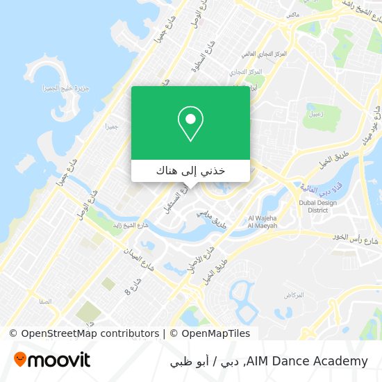 خريطة AIM Dance Academy