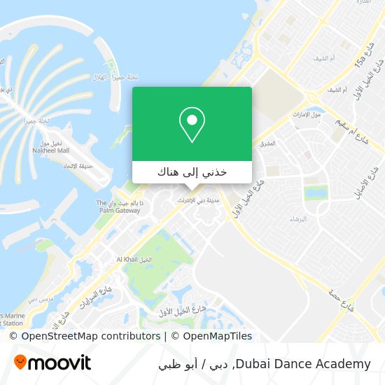 خريطة Dubai Dance Academy