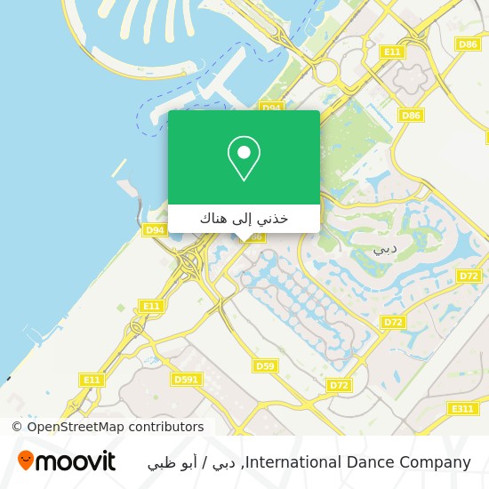 خريطة International Dance Company