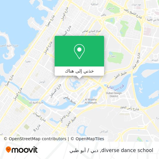 خريطة diverse dance school