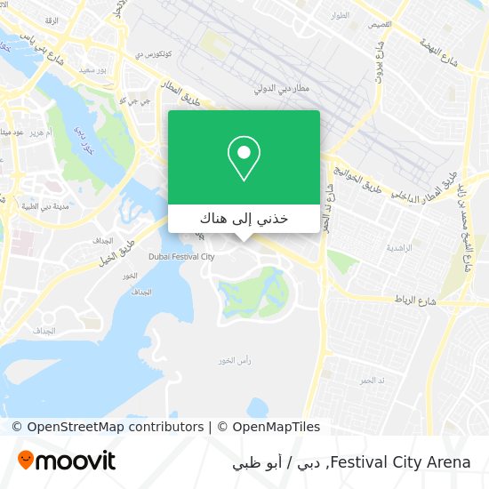 خريطة Festival City Arena