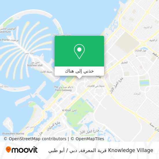 خريطة Knowledge Village قرية المعرفة
