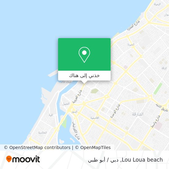 خريطة Lou Loua beach