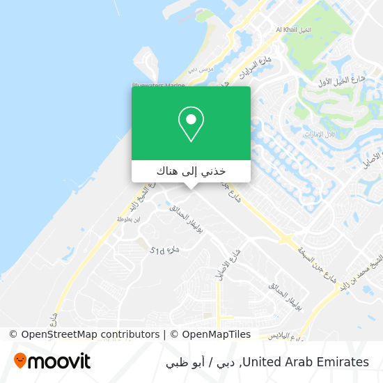 خريطة United Arab Emirates