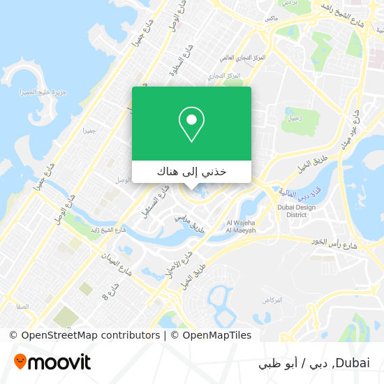 خريطة Dubai