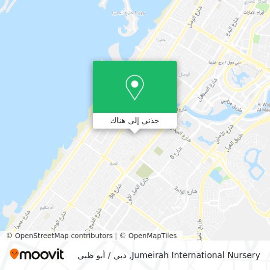 خريطة Jumeirah International Nursery