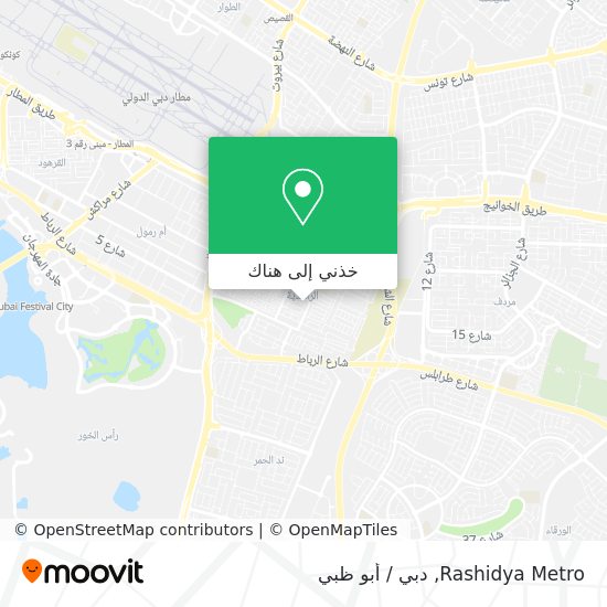 خريطة Rashidya Metro
