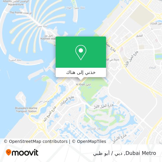 خريطة Dubai Metro