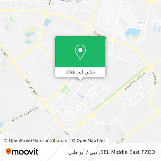 خريطة SEL Middle East FZCO