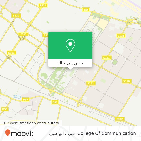 خريطة College Of Communication