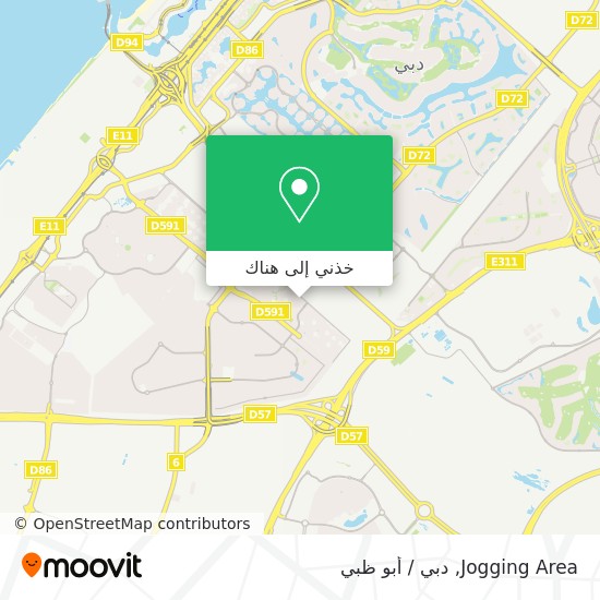 خريطة Jogging Area