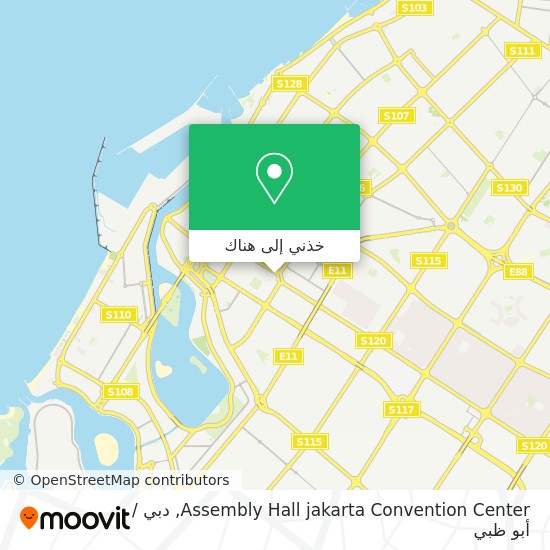 خريطة Assembly Hall jakarta Convention Center