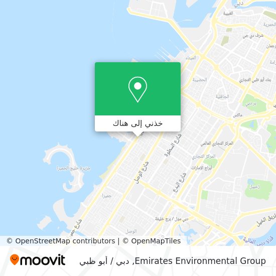 خريطة Emirates Environmental Group